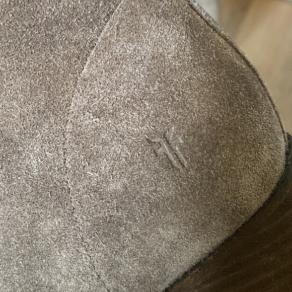 Women's Frye Nora Zip Short tan suede Ankle Boots Size 8.5 MSRP $298 EUC - Picture 4 of 9